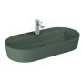 Umywalka 81.5x41.5 cm owalna nablatowa zielona RE040820017010 Elita Babette zdj.1