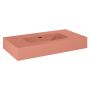 Umywalka 80.6x46 cm prostokątna ścienna różowa RE040800026600 Elita Dimple zdj.3