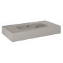 Umywalka 80.6x46 cm prostokątna ścienna brąz/beż RE040800027020 Elita Dimple zdj.3