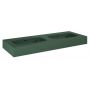 Umywalka 121x46 cm prostokątna ścienna-podwójna zielona RE041200027010 Elita Dimple zdj.3