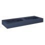 Umywalka 121x46 cm prostokątna ścienna-podwójna niebieska RE041200027030 Elita Dimple zdj.3