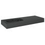 Umywalka 121x46 cm prostokątna ścienna antracyt RE041201026010 Elita Dimple zdj.3