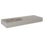 Umywalka 121x46 cm prostokątna ścienna brąz/beż RE041201027020 Elita Dimple zdj.3