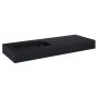 Umywalka 121x46 cm prostokątna ścienna czarna RE041201027160 Elita Dimple zdj.3