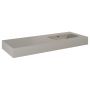 Umywalka 121x46 cm prostokątna ścienna brąz/beż RE041202027020 Elita Dimple zdj.3