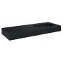 Umywalka 121x46 cm prostokątna ścienna czarna RE041202027160 Elita Dimple zdj.3