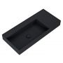 Umywalka 100.5x45.5 cm prostokątna ścienna czarna RE041461187160 Elita Level zdj.1