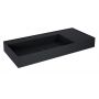 Umywalka 100.5x45.5 cm prostokątna ścienna czarna RE041461187160 Elita Level zdj.3
