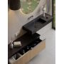 Umywalka 100.5x45.5 cm prostokątna ścienna czarna RE041461187160 Elita Level zdj.4