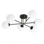 Lampa podsufitowa 6x10 W czarna 12326 Emibig Roma zdj.1