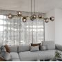 Lampa wisząca powyżej 6x10 W czarna 12378 Emibig Gravity zdj.3