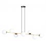 Lampa wisząca x10 W czarna-złota 12418 Emibig Gravity zdj.1