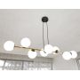 Lampa wisząca x10 W czarna-złota 12418 Emibig Gravity zdj.3