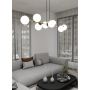 Lampa wisząca x10 W czarna-złota 12418 Emibig Gravity zdj.6