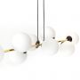 Lampa wisząca x10 W czarna-złota 12418 Emibig Gravity zdj.7
