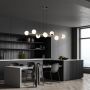 Lampa wisząca x10 W czarna-złota 12418 Emibig Gravity zdj.8