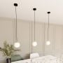Lampa wisząca 1x10 W biała 12431 Emibig Royal zdj.5