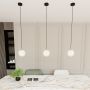 Lampa wisząca 1x10 W biała 12431 Emibig Royal zdj.6