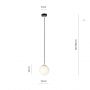 Lampa wisząca 1x10 W biała 12431 Emibig Royal zdj.2