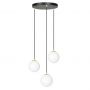 Lampa wisząca 3x W czarna-złota 12433 Emibig Royal zdj.1