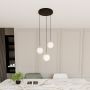 Lampa wisząca 3x W czarna-złota 12433 Emibig Royal zdj.4