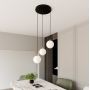 Lampa wisząca 3x W czarna-złota 12433 Emibig Royal zdj.5