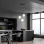 Lampa wisząca 3x W czarna-złota 12433 Emibig Royal zdj.8
