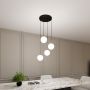 Lampa wisząca 4x W czarna-złota 12434 Emibig Royal zdj.6