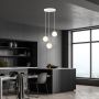 Lampa wisząca 3x10 W biała-złota 12443 Emibig Royal zdj.10