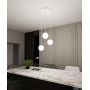 Lampa wisząca 3x10 W biała-złota 12443 Emibig Royal zdj.6