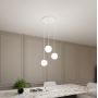 Lampa wisząca 3x10 W biała-złota 12443 Emibig Royal zdj.7