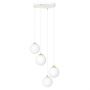 Lampa wisząca 4x10 W biała-złota 12444 Emibig Royal zdj.1