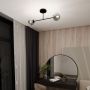 Lampa podsufitowa 2x10 W czarna 12452 Emibig Roma zdj.5