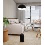Lampa stojąca 1x15 W biała 1307LP1 Emibig Kava zdj.6