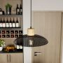 Lampa wisząca 1x15 W czarna 13181 Emibig Kobe zdj.7