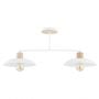 Lampa podsufitowa 2x15 W biała 13192 Emibig Kobe zdj.1