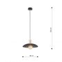 Lampa wisząca 1x15 W czarna 13201 Emibig Spirit zdj.2