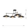 Lampa podsufitowa 4x15 W 13204 Emibig Spirit zdj.2