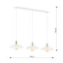 Lampa wisząca 3x15 W biała 13213 Emibig Spirit zdj.2
