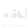 Lampa podsufitowa 4x15 W biała 13214 Emibig Spirit zdj.2