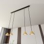 Lampa wisząca 4x12 W czarna 13294 Emibig Elit zdj.4