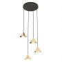 Lampa wisząca 4x10 W czarna-złota 13294PREM Emibig Elit zdj.1