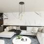 Lampa wisząca 4x10 W czarna-złota 13294PREM Emibig Elit zdj.4