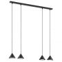 Lampa wisząca 4x12 W czarna 13304 Emibig Elit zdj.2