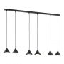 Lampa wisząca 6x12 W czarna 13306 Emibig Elit zdj.1