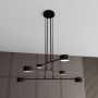 Lampa wisząca 6x12 W czarna 13396 Emibig Modus zdj.4