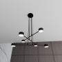 Lampa wisząca 6x12 W czarna 13396 Emibig Modus zdj.5