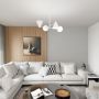 Lampa wisząca 4x10 W biała 13484 Emibig Hermes zdj.4