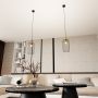 Lampa wisząca 1x15 W czarna-złota 13641 Emibig Vander zdj.3