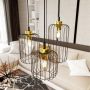 Lampa wisząca 3x15 W czarna-złota 13643PREM Emibig Vander zdj.3